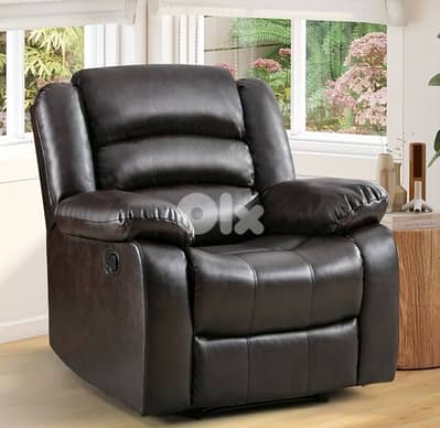 ANJ Dark Brown Recliner chair