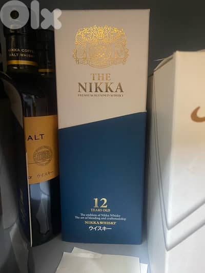 antique nikka 12 deco bottle