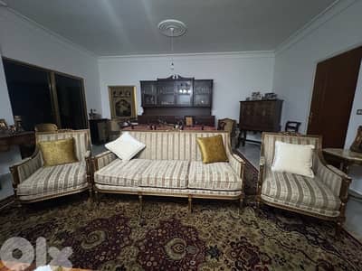 صالون كلاسيك مستعمل + طاولات رخام – Sofa Set