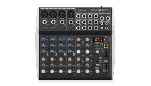 Behringer XENYX 1202SFX Mixer With Effects & USB Connection