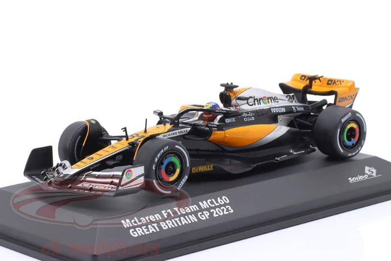 Oscar Piastri McLaren MCL60 #81 (British GP 2023) diecast model 1;43 1