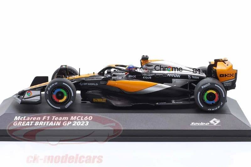Oscar Piastri McLaren MCL60 #81 (British GP 2023) diecast model 1;43 2