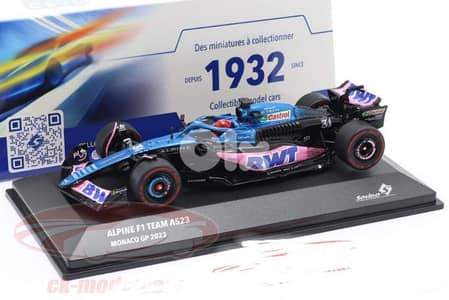 Esteban Ocon Alpine A523 #81 (Monaco GP 2023) diecast car model 1;43