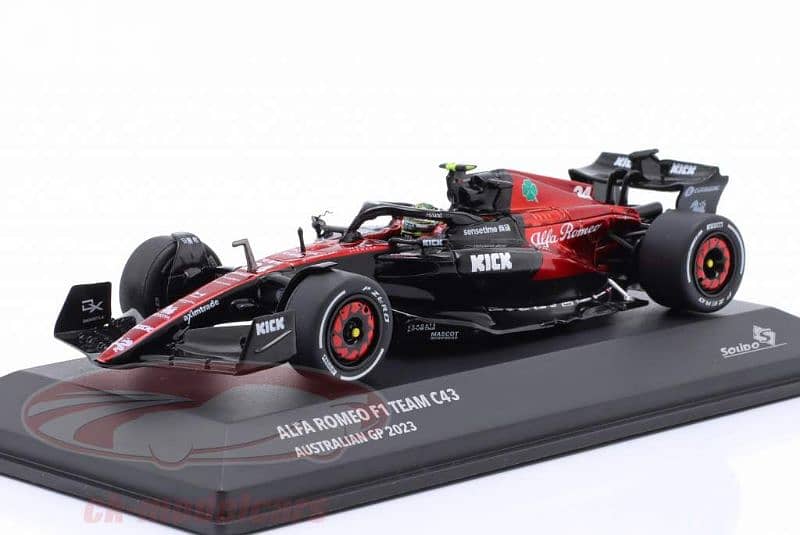 Zhou Guanyu Alfa Romeo C43 #24 (Australian GP 2023) diecast model 1;43 1