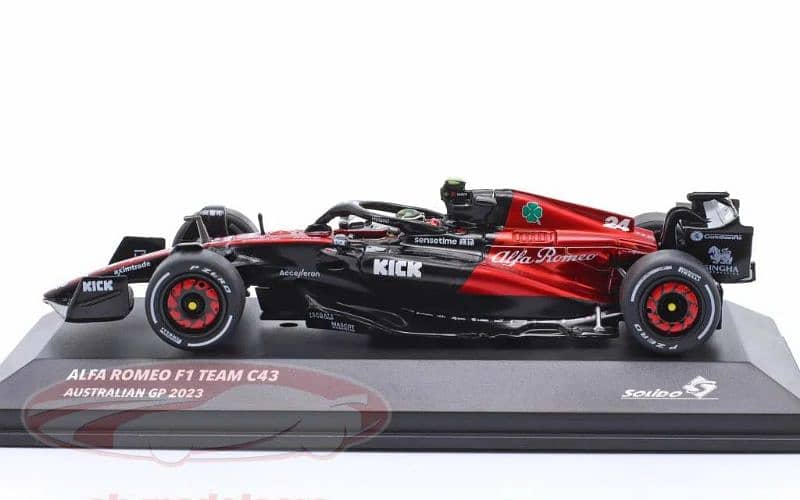 Zhou Guanyu Alfa Romeo C43 #24 (Australian GP 2023) diecast model 1;43 2