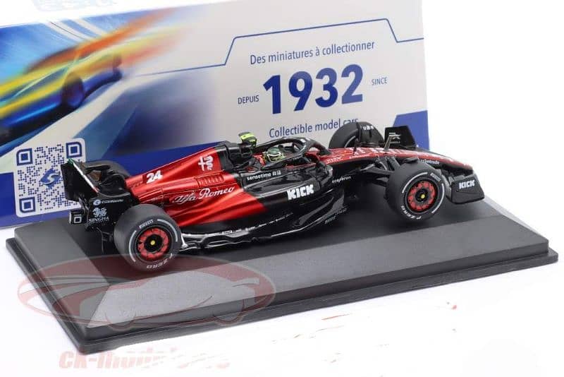 Zhou Guanyu Alfa Romeo C43 #24 (Australian GP 2023) diecast model 1;43 4