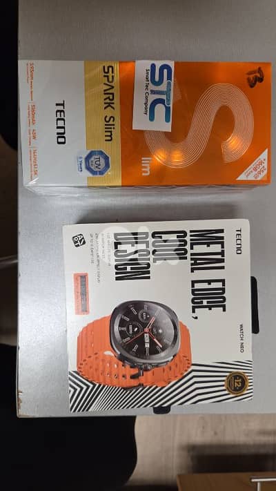 tecno spark slim & tecnobwatch neo