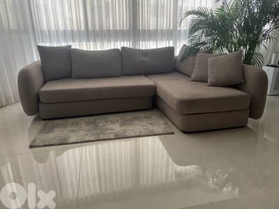 L shape living room sofa