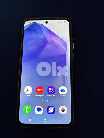 samsung A55 5G with touch phone line