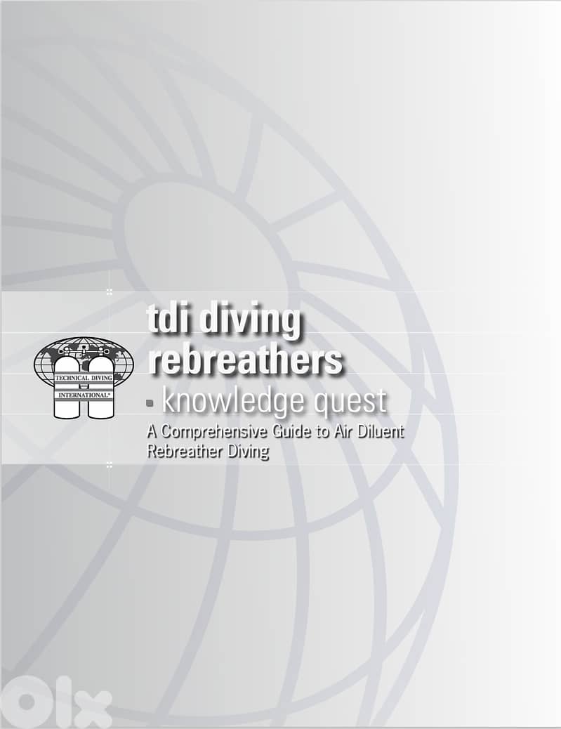 TDI Diving Rebreather Manual & diver knowledge Quest manual (eBook) 8