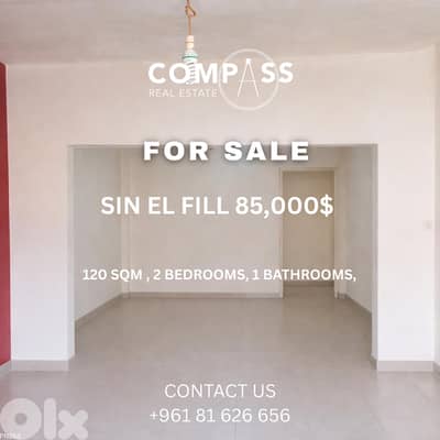 Appartement for sale in sin el fil 120 sqm