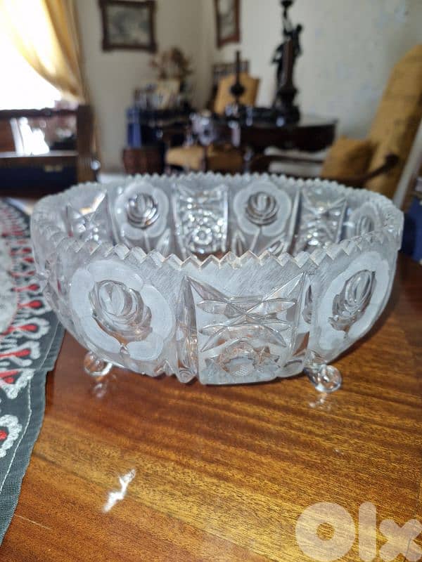 Assorted Bohemia Crystal decorations and glass 5