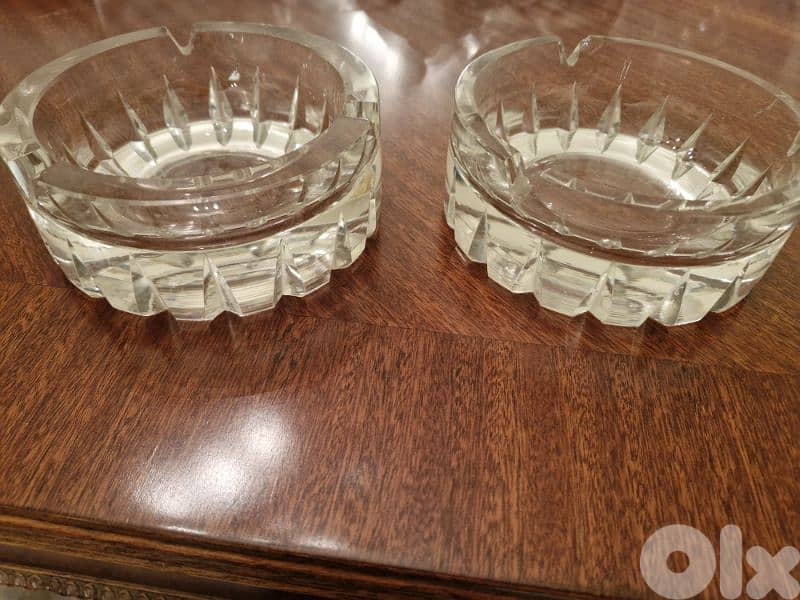 Assorted Bohemia Crystal decorations and glass 7