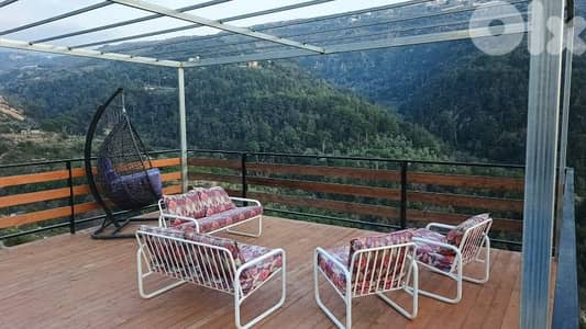 Chalet for Rent in Ramlieh Aley شاليه للإيجار في الرملية عاليه