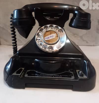 Vintage 1950's Bakelite GEC telephone