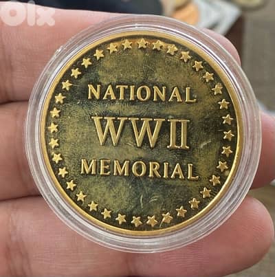 ميدالية اميركي تذكارية تعطى للجنود الذين شاركوا الحرب العالمية الثانية