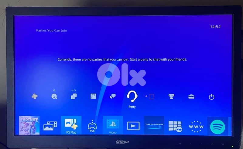 ps4 slim + dahua monitor + UPS 1