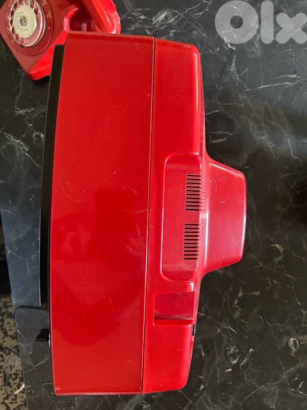 vintage red tv 2