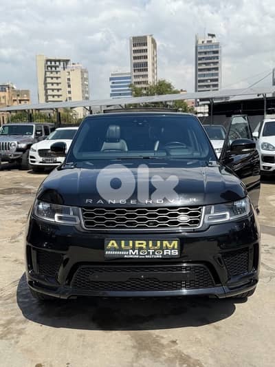 Land Rover Range Rover Sport 2018 V8 clean carfax black on black