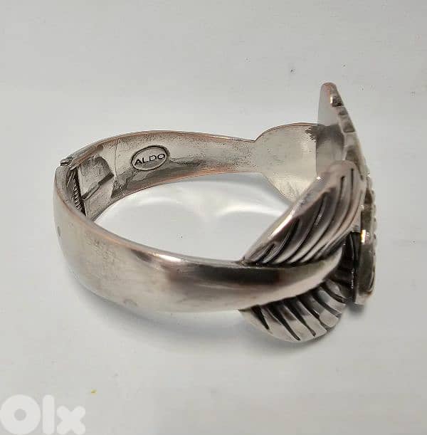 Aldo Leaf Design Cuff Style Bracelet 3