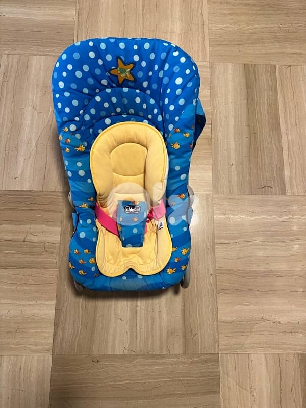 bundle!!!high feeding chair all leather relax chico plus baby cussion 1