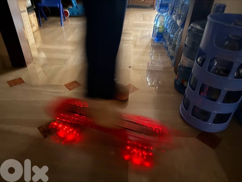 skateboard with glowing tires!!!!!! 2