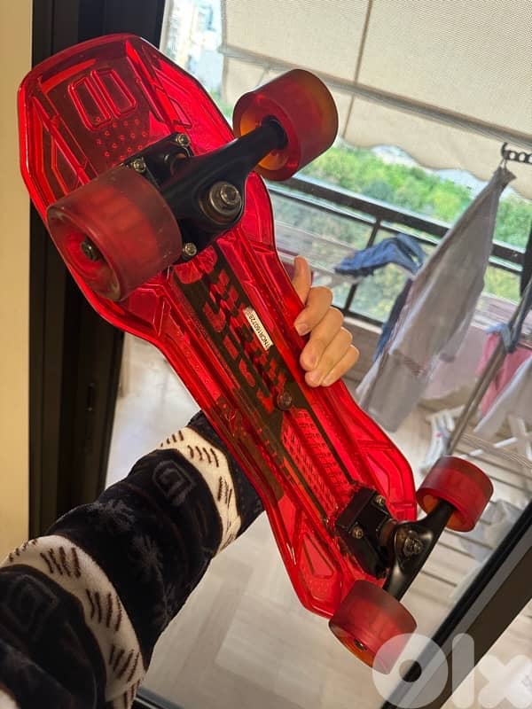 skateboard with glowing tires!!!!!! 1
