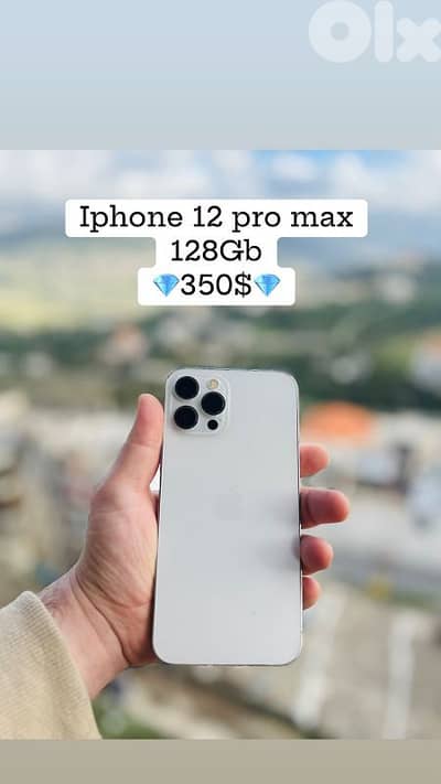 Iphone 12 pro max (128GB)super clean for info 71000980 delvery all leb
