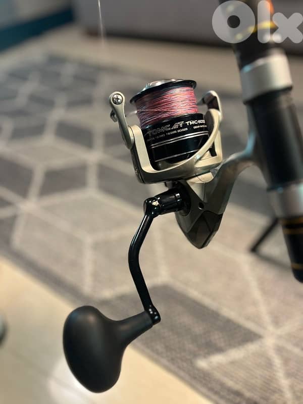 okuma tomcat 8000 with varivas braid 1