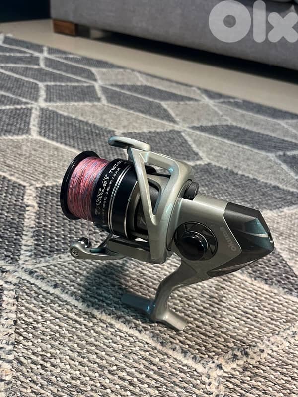 okuma tomcat 8000 with varivas braid 2