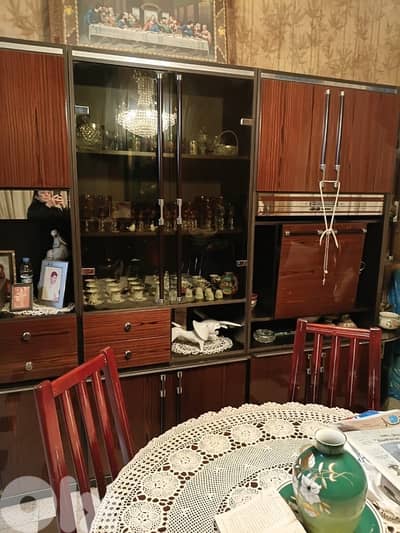 Vintage Wooden Dining Table + Chairs – Excellent Condition
