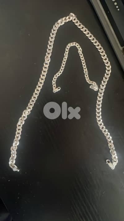 Men’s Chain Necklace + Bracelet Set Stylish & Clean