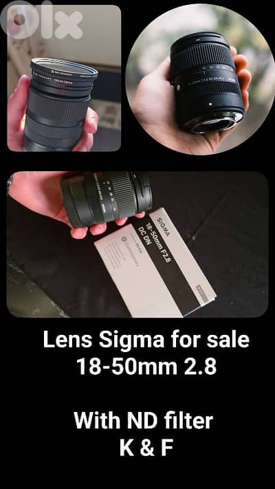 lens Sigma 18-50mm for sale