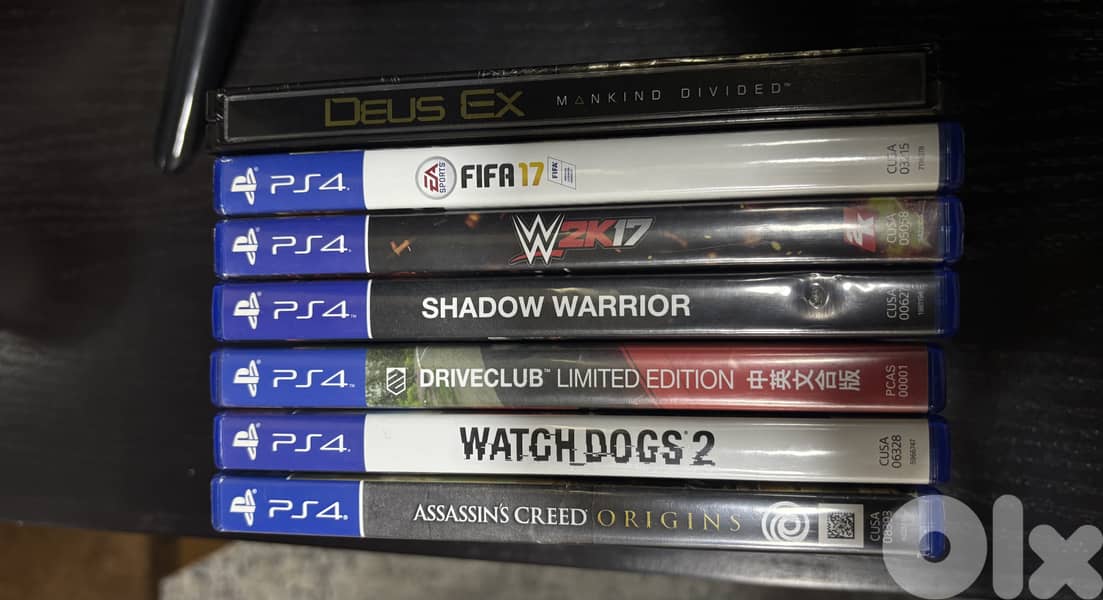 PS4 500gb with 7 games 2