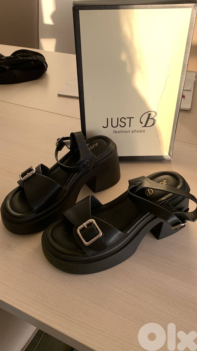 Black Sandals 1
