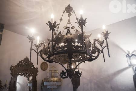 large italian ferfoje chandelier