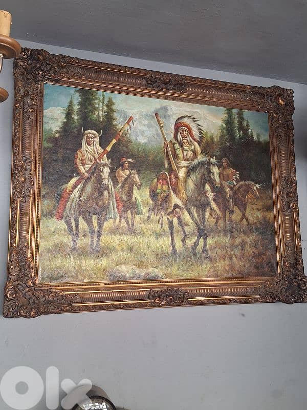 large european oilpainting on canva 1