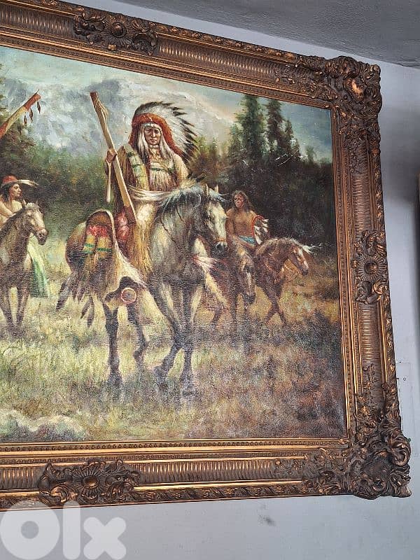 large european oilpainting on canva 2