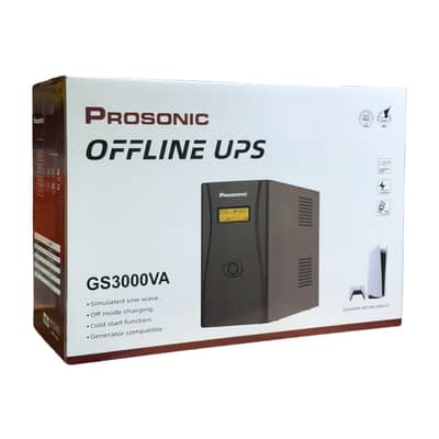 Prosonic Offline UPS GS3000VA for PC or PS5