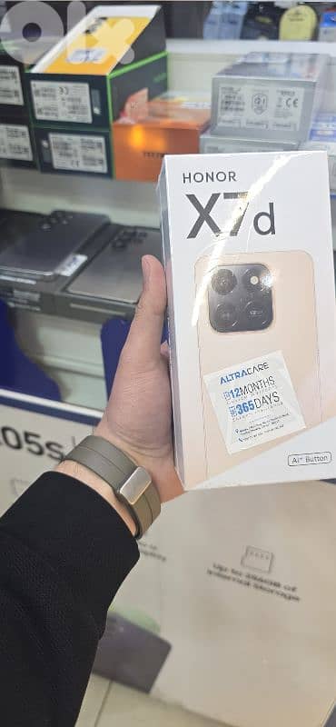 Honor x7d 256 gb 16 ram new not opened 1 year warranty