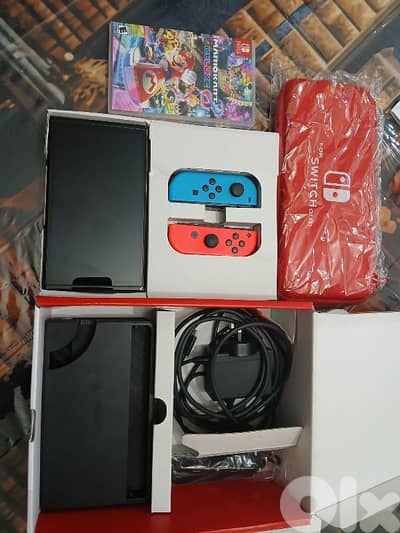 nintendo switch oled open box/used