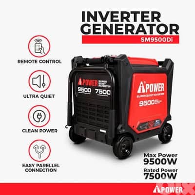 Electric Generator AiPower 9500W Inverter Super Silent