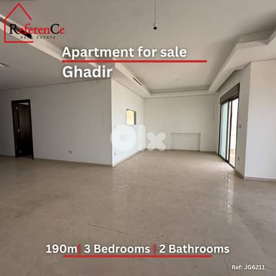 New apartment in Ghadir for sale شقة في غادير بناء جديد