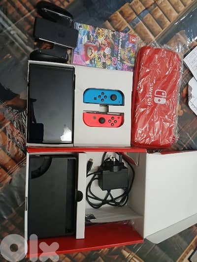 nintendo switch oled open box/used