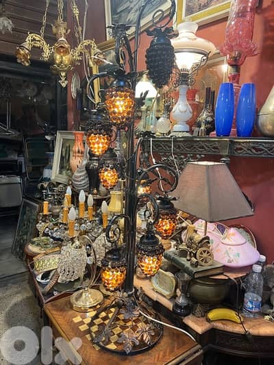 Vintage lampadaire murano glass grape clusters لمبادير مورانو عناقيد