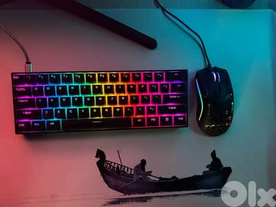 Glorious Model O and Anne Pro II