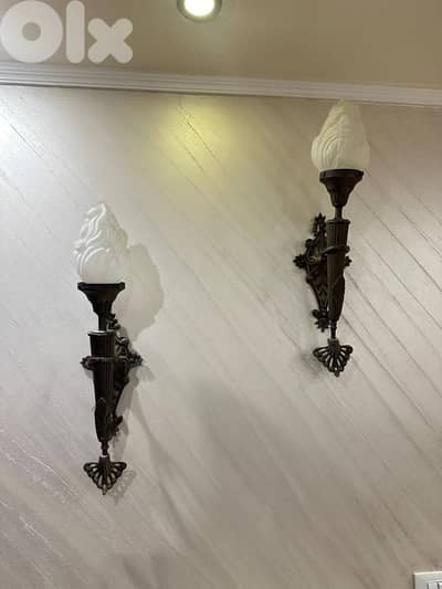 frensh pair applique ابليك عدد ٢ برونز ناعمين موديل شعلة روعة سعر لقطة