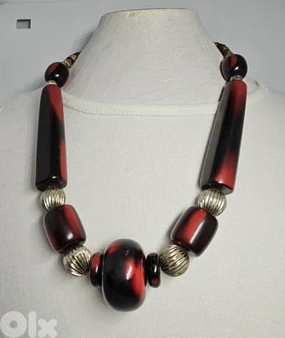 10$ chunky boho-style statement necklace