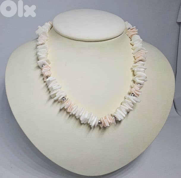 15$ vintage-style puka shell choker necklace 1