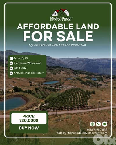 RF1001 - Land for sale in Laqlouq أرض للبيع في اللقلوق